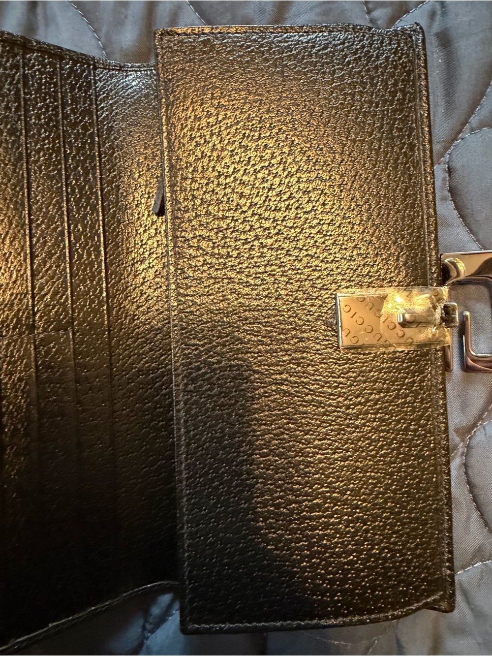 Authentic Gucci Black Leather Wallet - Tom Ford Era - Picture 7 of 11